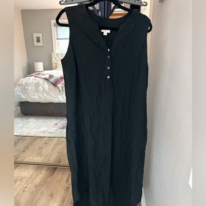 New, w/tags, Large Tall, JJill casual sheath dress in black